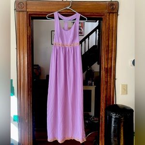 Rare purple vintage full-length slip